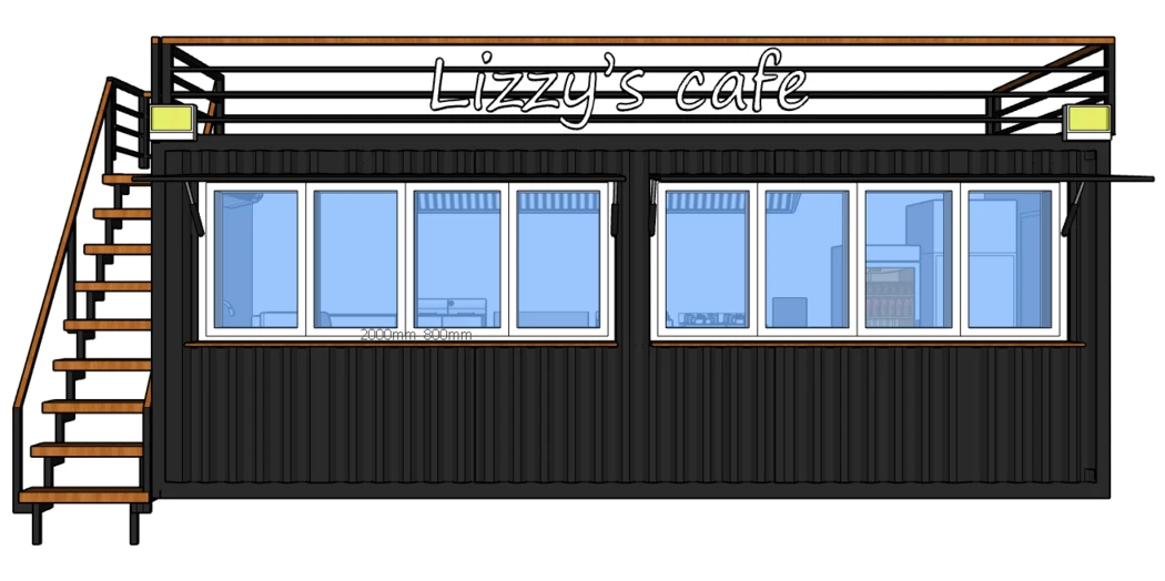 19ft shipping container concession stand design 19ft shipping container concession stand design
